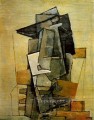 Man seated 3 1915 cubism Pablo Picasso